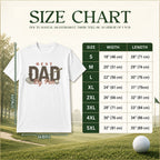 Vintage Best Dad By Par Golf Unisex T-Shirt - Retro Father Golfing Graphic Tee
