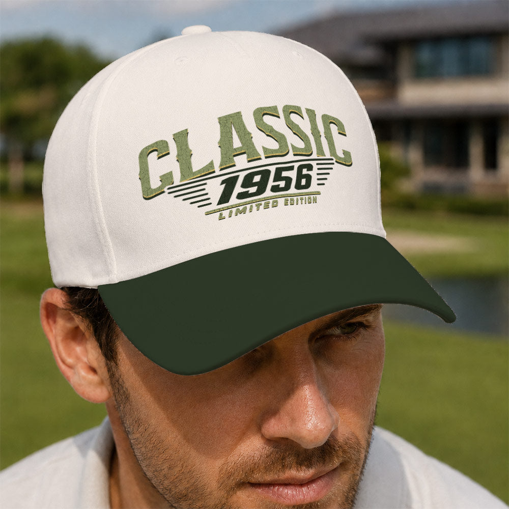 Classic 1956 Limited Edition Retro Golf Hat - Funny Golf Gift for Golfers