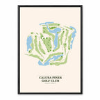 Calusa Pines course map in Florida USA