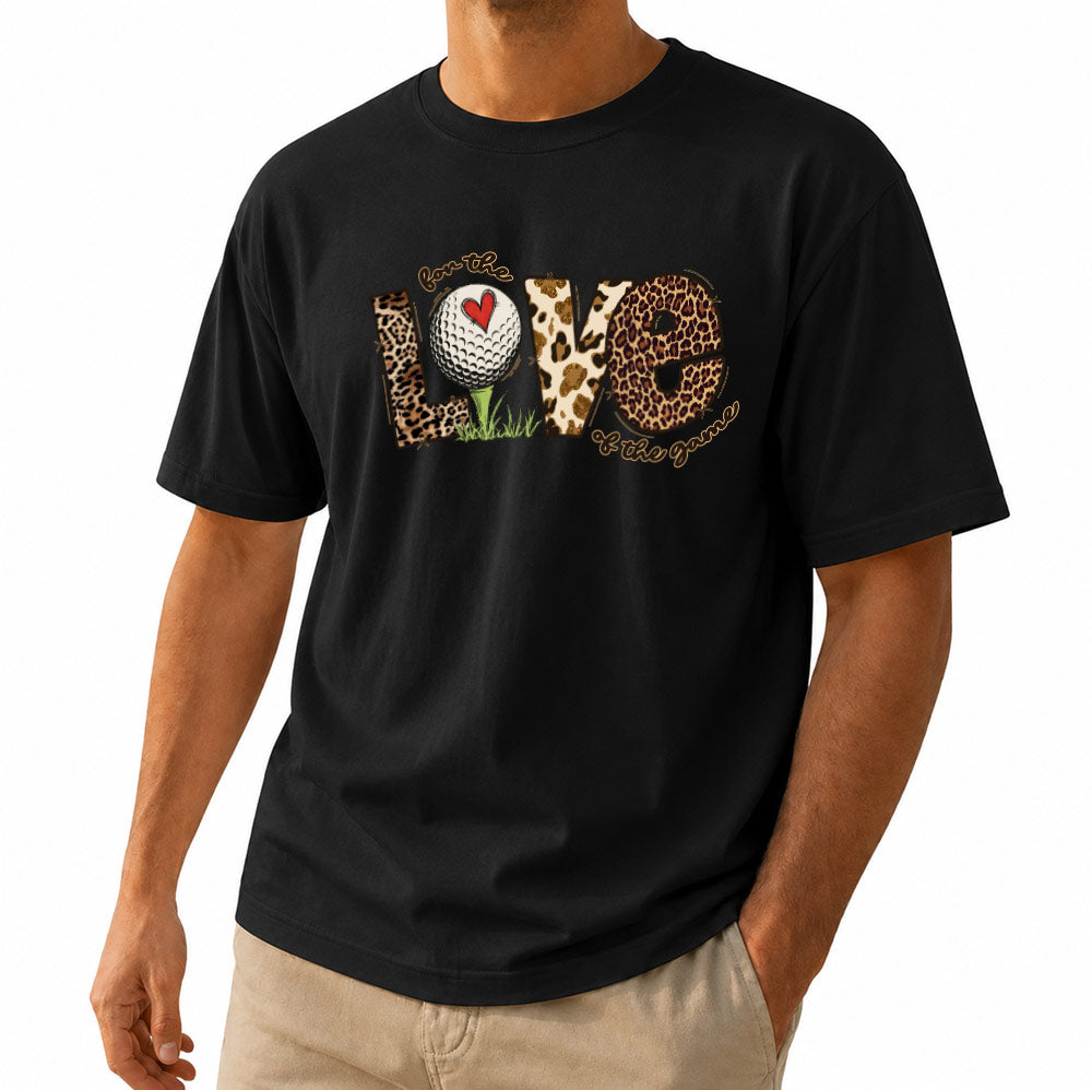 For The Love Of The Game Leopard Golf Unisex T-Shirt