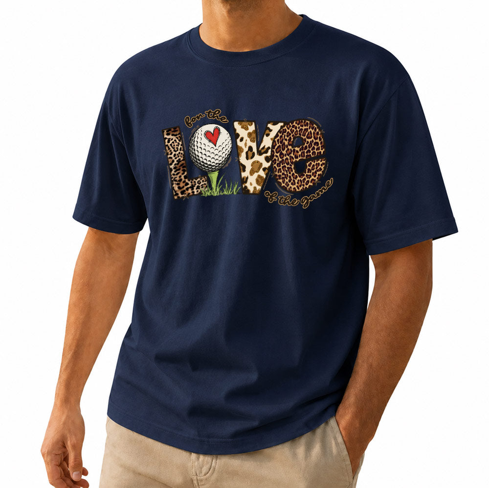 For The Love Of The Game Leopard Golf Unisex T-Shirt