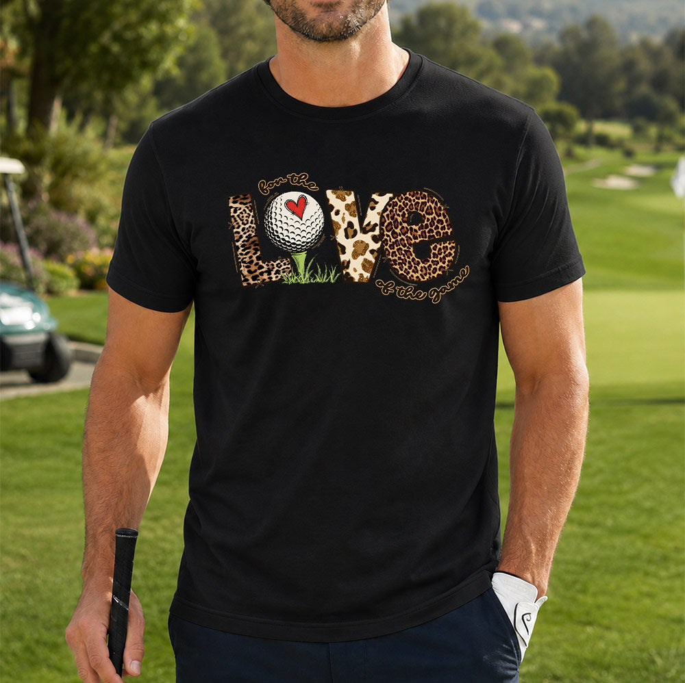 For The Love Of The Game Leopard Golf Unisex T-Shirt