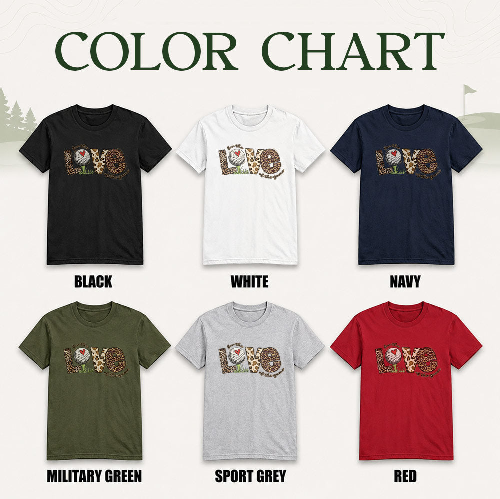 For The Love Of The Game Leopard Golf Unisex T-Shirt