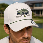 Bogey Golfer Vintage Patch Performance Rope Hat - Funny Golf Gift for Golfers