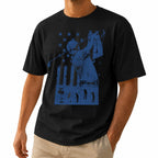 Vintage Patriotic Golf Unisex T-Shirt - American Flag Golfer Graphic Tee