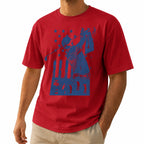 Vintage Patriotic Golf Unisex T-Shirt - American Flag Golfer Graphic Tee
