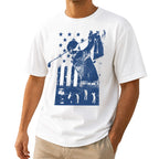 Vintage Patriotic Golf Unisex T-Shirt - American Flag Golfer Graphic Tee