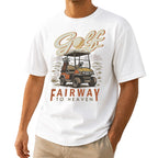 Funny Golf Fairway To Heaven Unisex T-Shirt - Golf Lover Graphic Tee