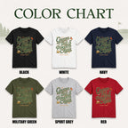 Greens Tees Pimento Cheese golf t-shirt color chart