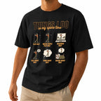Things I Do In My Spare Time golf t-shirt in black
