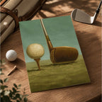 Golf, Tee & Club copy Vintage Golf Poster | Retro Golf Wall Art Decor
