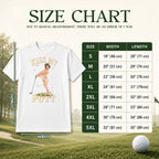 Kiss My Putt Golf Unisex T-Shirt - Vintage Pin-Up Girl Funny Golf Graphic Tee