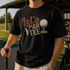 Funny Let's Par Tee Unisex T-Shirt - Hilarious Puns Golfer Graphic Tee