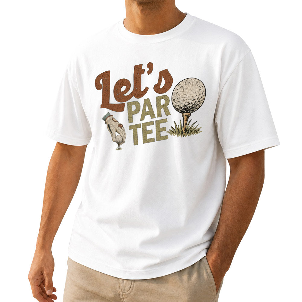 Funny Let's Par Tee Unisex T-Shirt - Hilarious Puns Golfer Graphic Tee