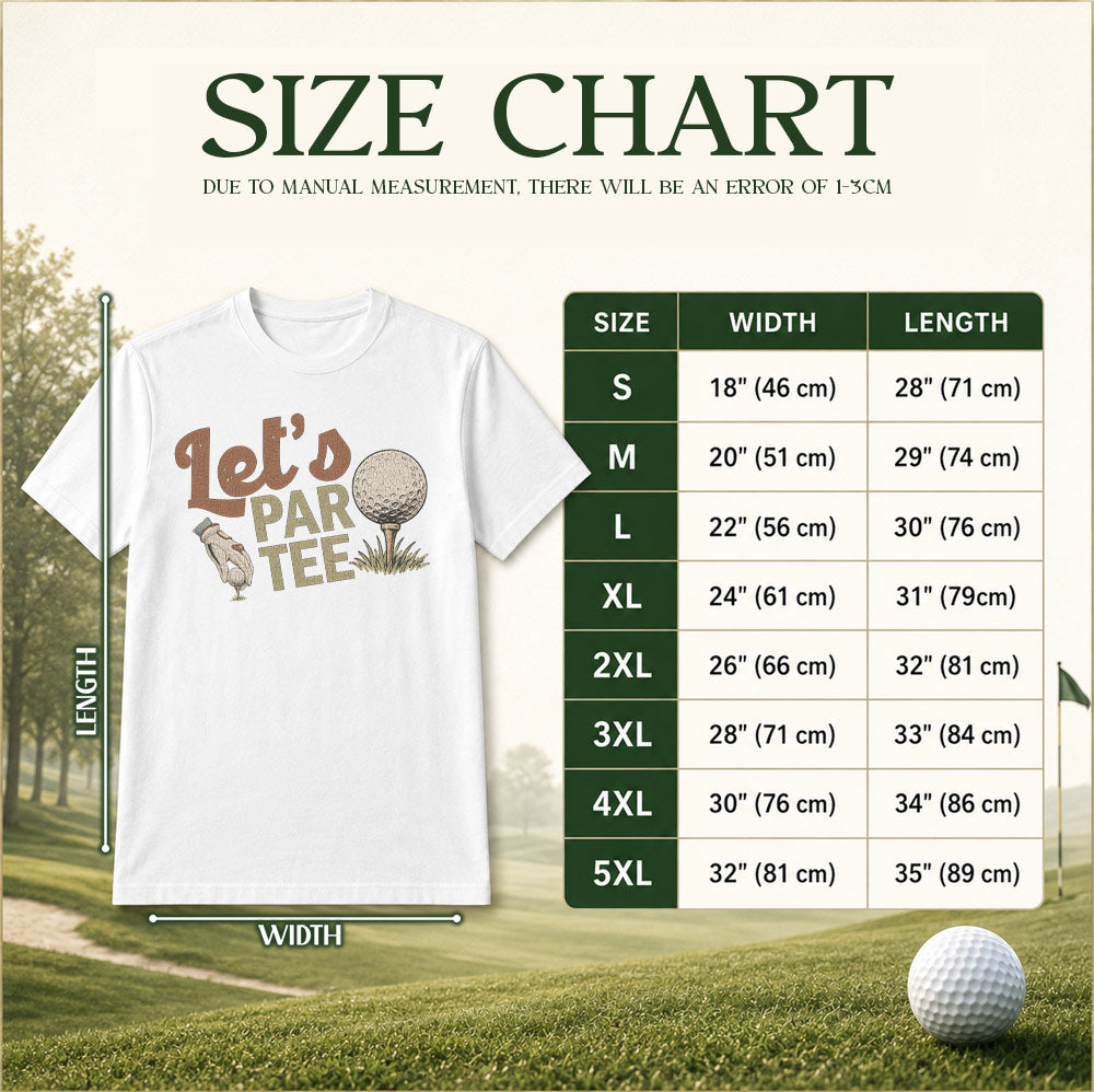 Funny Let's Par Tee Unisex T-Shirt - Hilarious Puns Golfer Graphic Tee