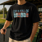 Life Is Full Of Important Choices Golf Unisex T-Shirt - Funny Golf Clubs Graphic Tee