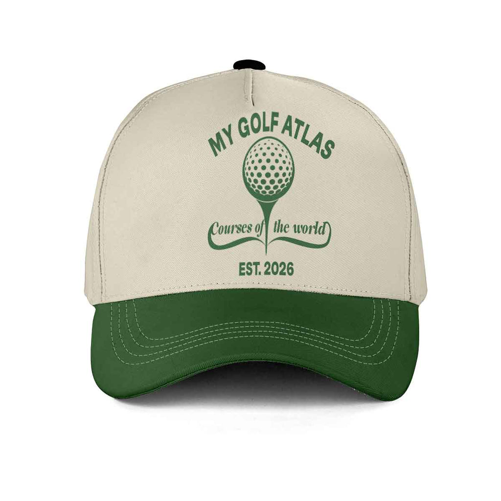 My Golf Atlas Courses of the World Hat - Funny Golf Gift for Golfers