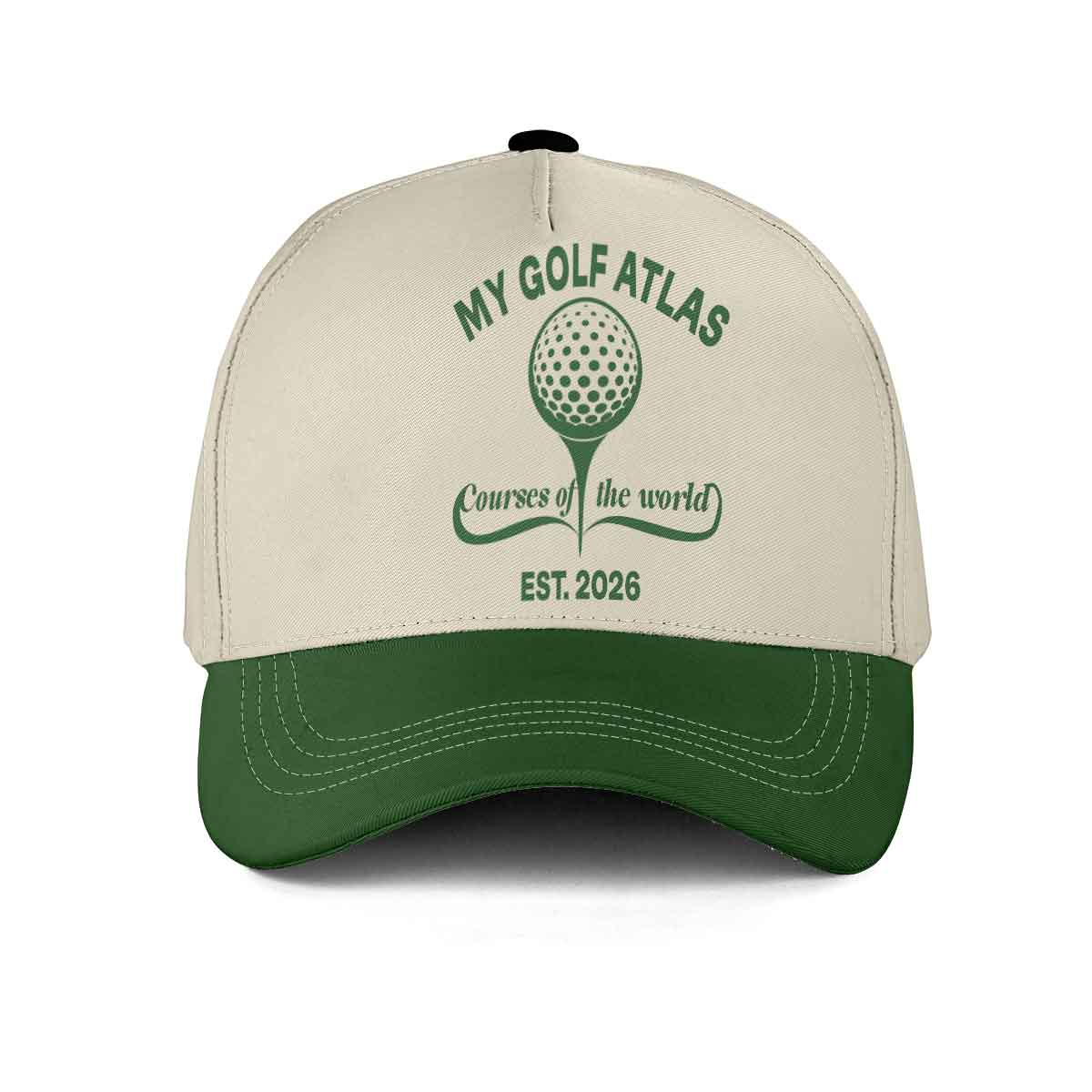 My Golf Atlas Courses of the World Hat - Funny Golf Gift for Golfers
