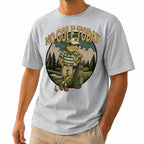 No Golf Today Funny Frog Unisex T-Shirt - Funny Golfing Graphic Tee