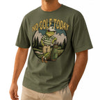 No Golf Today Funny Frog Unisex T-Shirt - Funny Golfing Graphic Tee