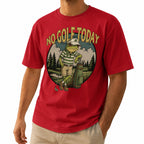 No Golf Today Funny Frog Unisex T-Shirt - Funny Golfing Graphic Tee