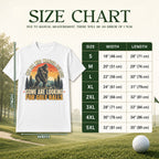 Not All Who Wander Are Lost Some Are Looking For Golf Balls T-Shirt - Funny Bigfoot Golfer Shirt