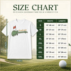 Vintage Guitar Golf Flag Unisex T-Shirt - Funny Music and Golf Graphic Tee