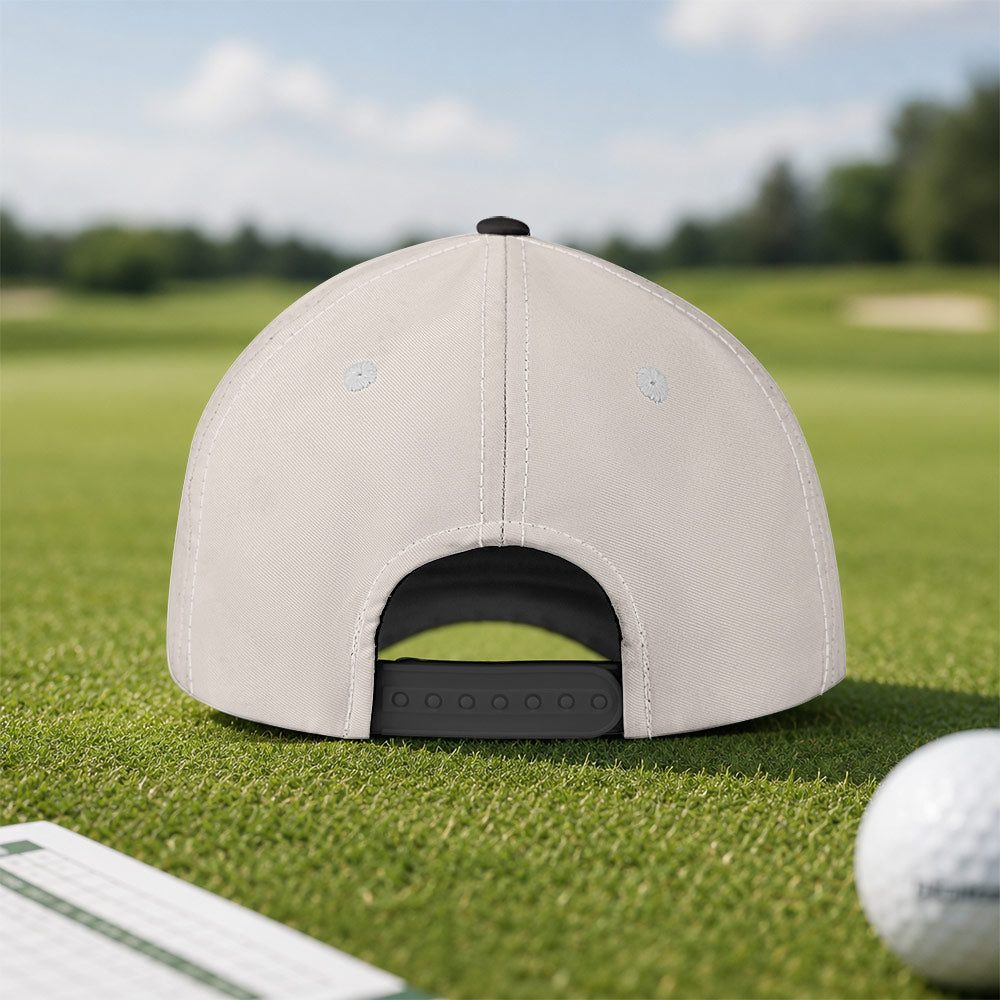 Vintage Golf Icon Line Art Pattern Hat - Funny Golf Gift for Golfers