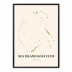 Sea Island course map in British Columbia Canada