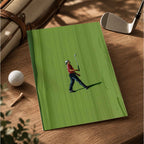 Vintage Tiger Woods Inspired Golf Painting Golf Poster | Retro Golf Wall Art Decor