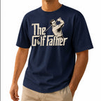 Vintage The Golf Father Unisex T-Shirt - Funny Golf Swing Graphic Tee