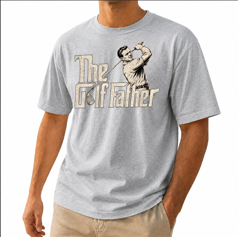 Vintage The Golf Father Unisex T-Shirt - Funny Golf Swing Graphic Tee