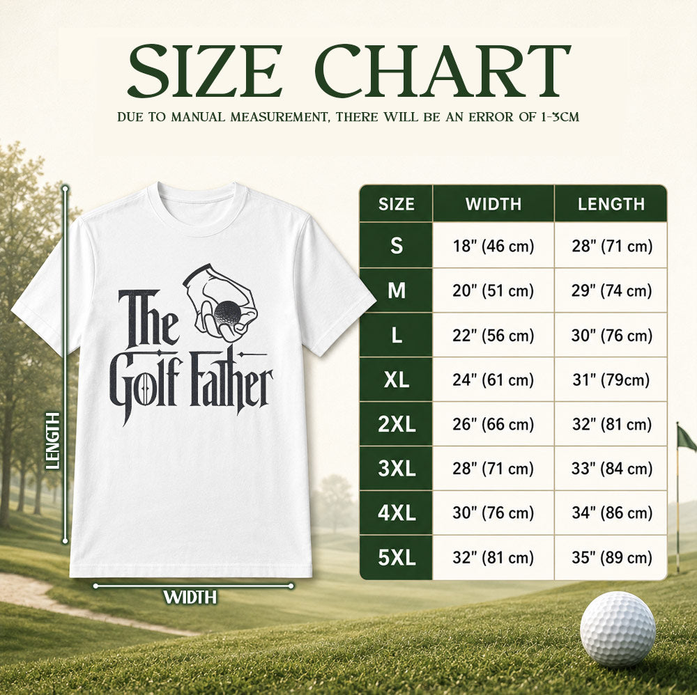 The Golf Father Unisex T-Shirt - Funny Godfather Parody Golf Graphic Tee
