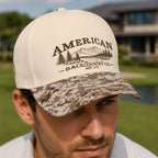 American Backcountry Co Est 1776 Hat - Funny Golf Gift for Golfers