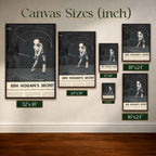 Ben Hogan's Secret Vintage Golf Poster | Retro Golf Wall Art Decor