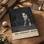 Ben Hogan's Secret Vintage Golf Poster | Retro Golf Wall Art Decor