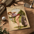 Vintage Golf Pin Up Girl Vintage Golf Poster | Retro Golf Wall Art Decor