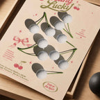 Preppy Golf Cherry Feeling Lucky Vintage Golf Poster | Retro Golf Wall Art Decor