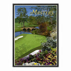 Augusta National Golf Club Masters retro golf art print