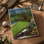 Augusta National Golf Club Masters Vintage Golf Poster | Retro Golf Wall Art Decor