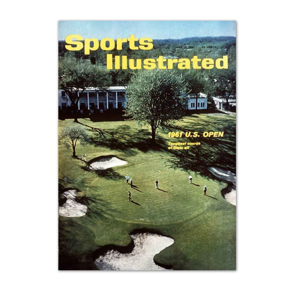 Retro Sports Illustrated Golf Magazine Cover vintage golf poster, retro golf wall art
