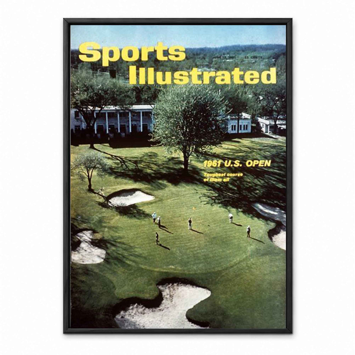 Retro Sports Illustrated Golf Magazine Cover retro golf art print
