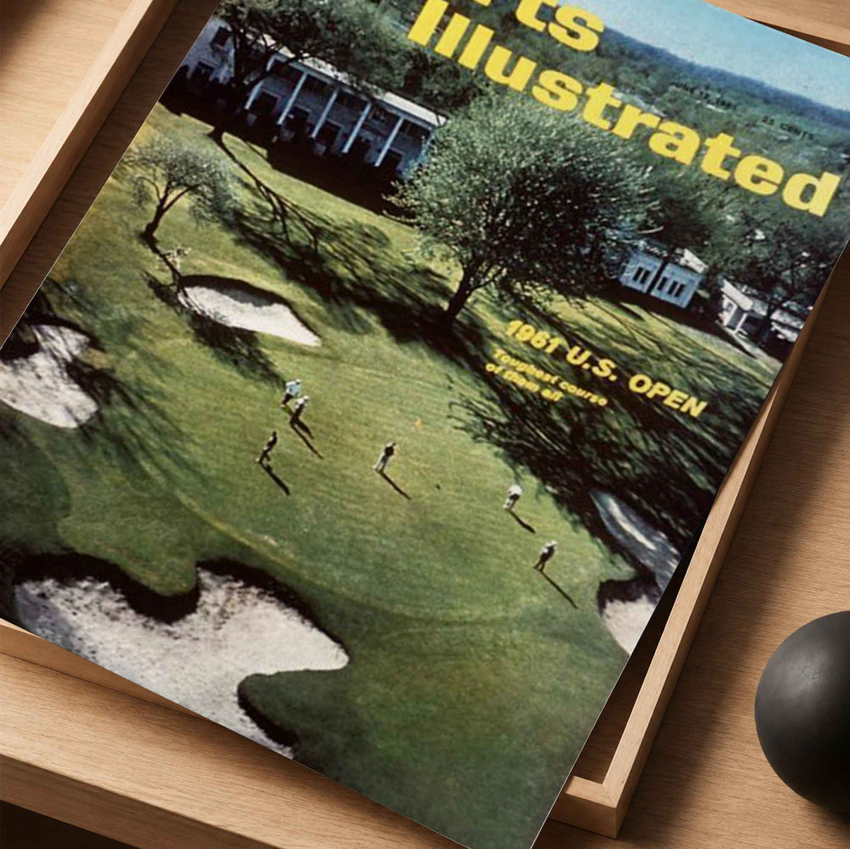 Retro Sports Illustrated Golf Magazine Cover Vintage Golf Poster | Retro Golf Wall Art Decor