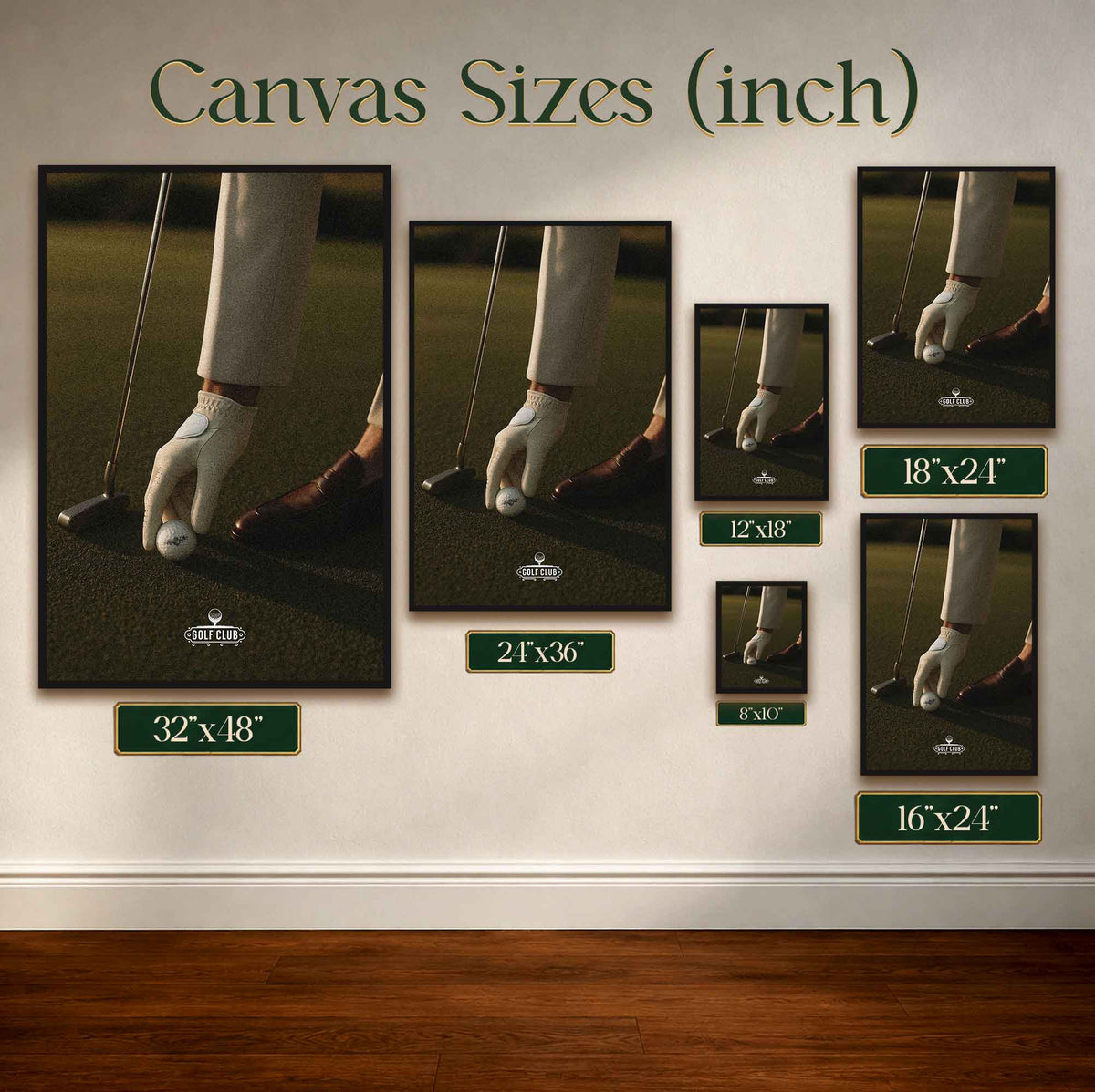 Vintage Golf Club Vintage Golf Poster | Retro Golf Wall Art Decor