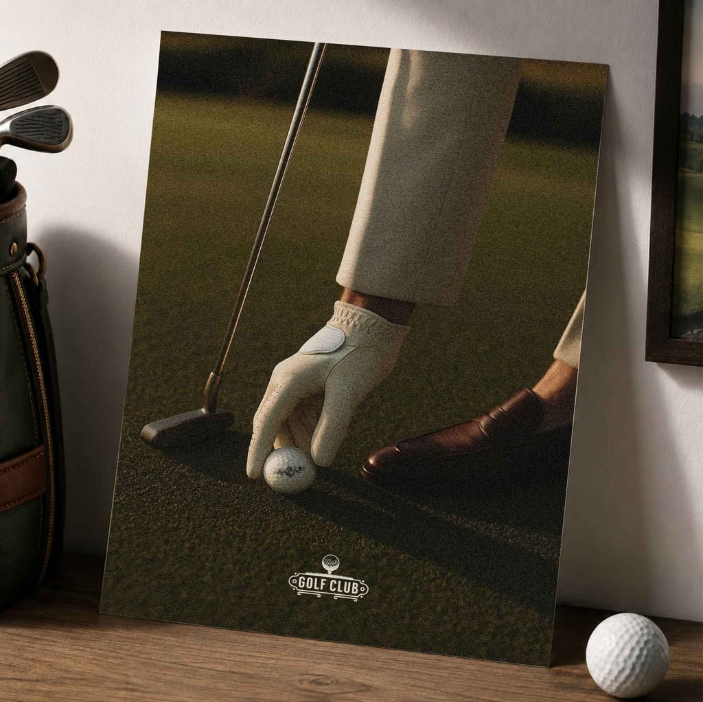 Vintage Golf Club Vintage Golf Poster | Retro Golf Wall Art Decor