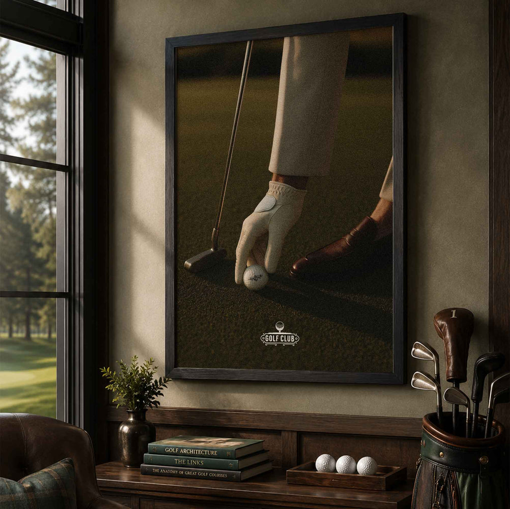 Vintage Golf Club Vintage Golf Poster | Retro Golf Wall Art Decor