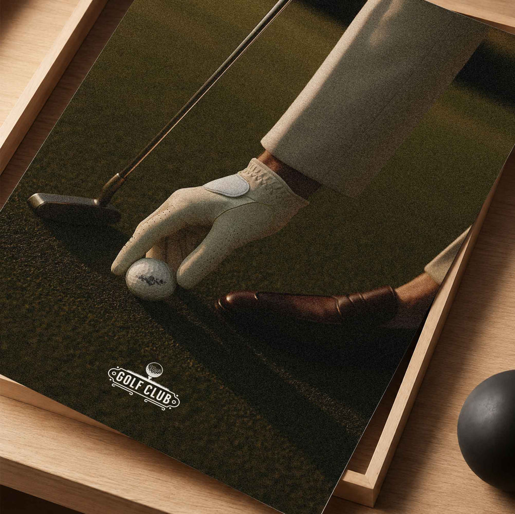 Vintage Golf Club Vintage Golf Poster | Retro Golf Wall Art Decor