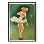 Vintage Elvgren Golf Pin Up Girl retro golf art print
