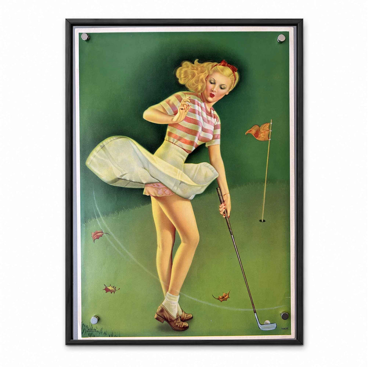 Vintage Elvgren Golf Pin Up Girl retro golf art print