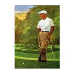 Retro Ben Hogan Painting vintage golf poster, retro golf wall art